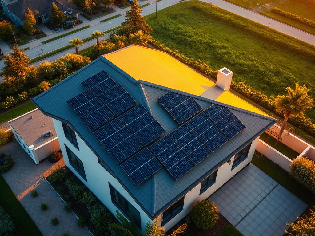 Projeto de energia solar residencial da EVVO Energia