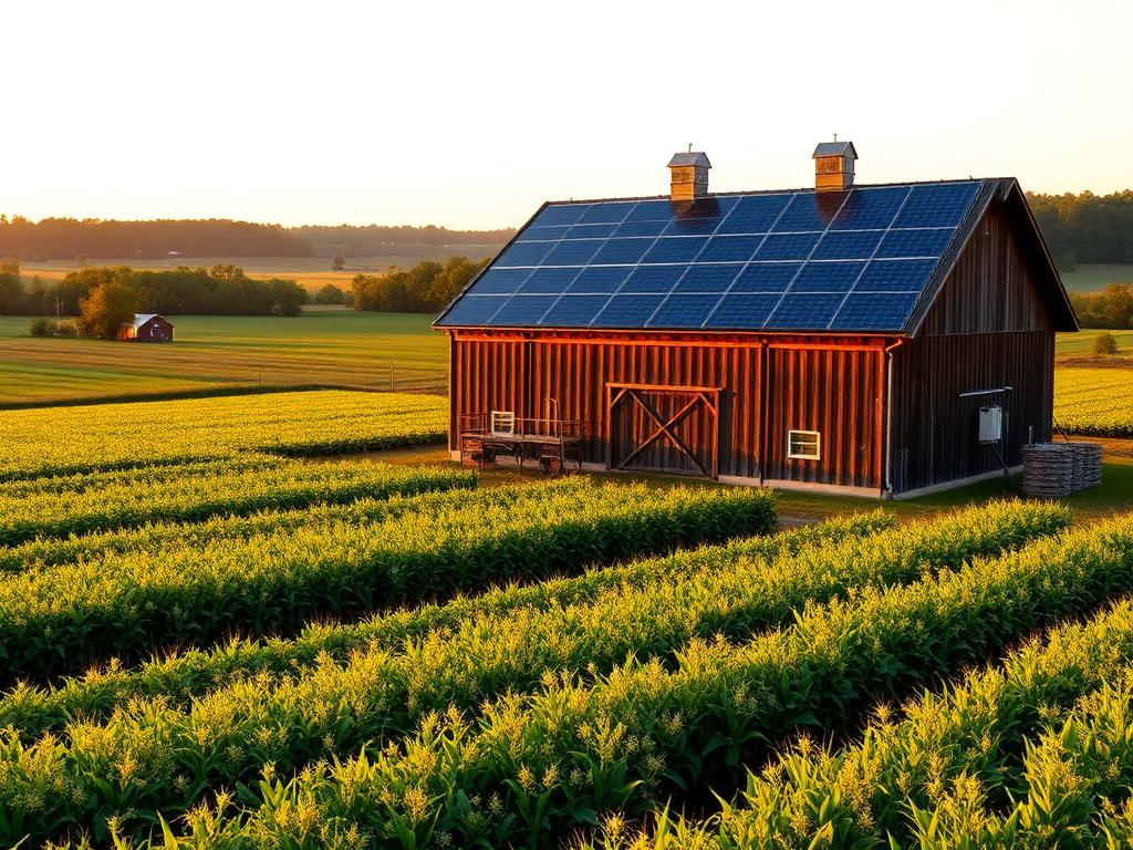 Projeto de energia solar rural da EVVO Energia